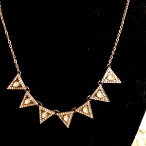 ❤️ Triangle Teardrop Necklace